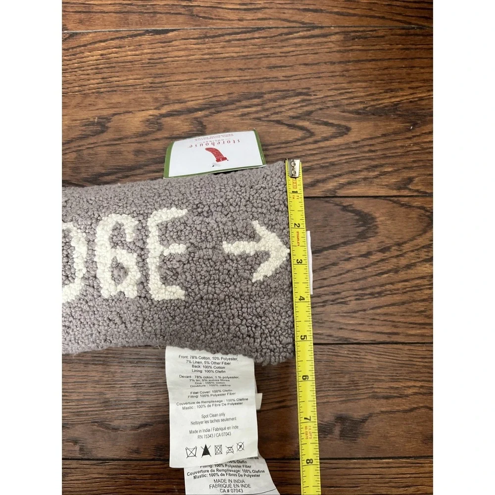 Storehouse Hooked Pillow 